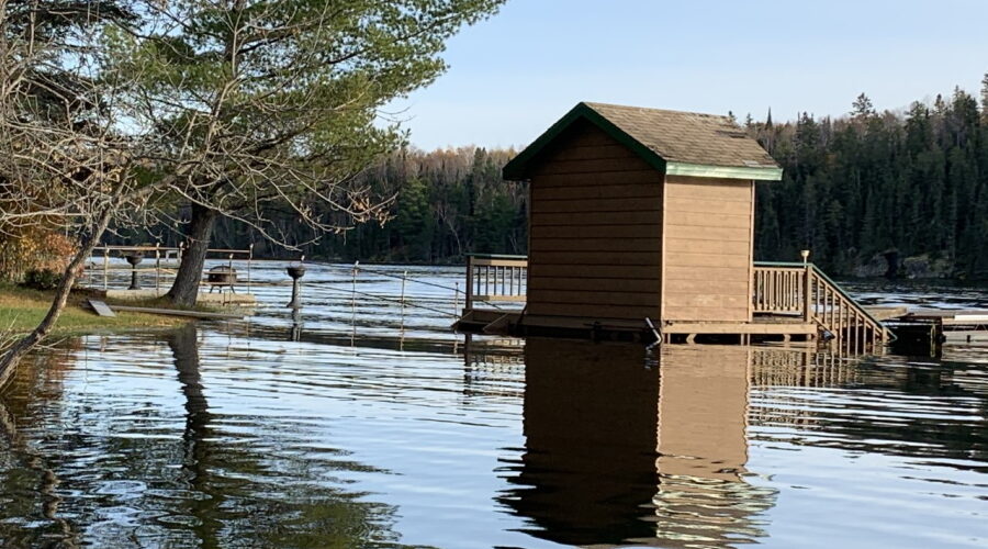 Winnipeg River still 6 feet higher than usual