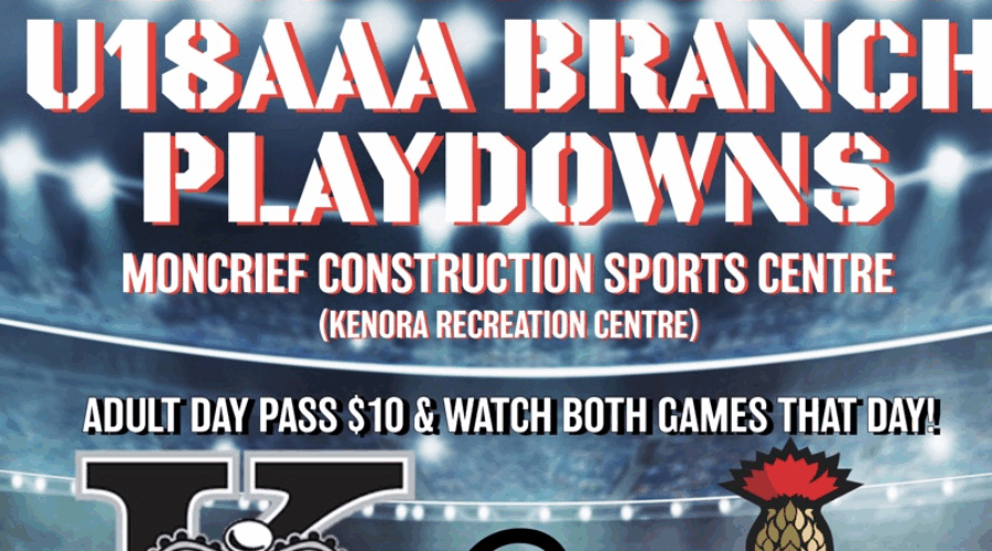 Hockey Playdowns taking place in Kenora