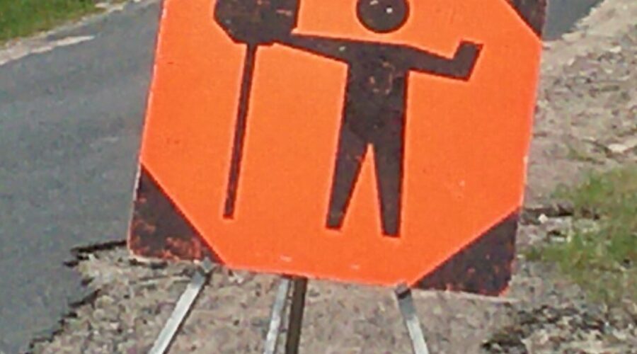 One lane of Golf Course Road closed today