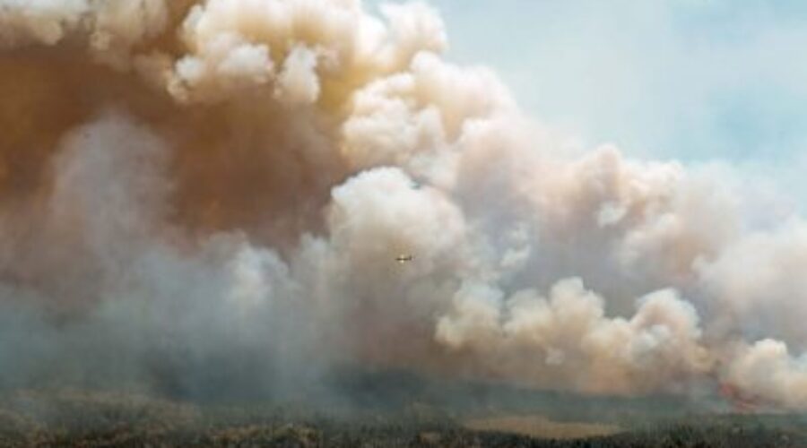 Smoke from forest fires could linger for a while