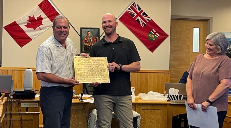 Gussy honoured by the city