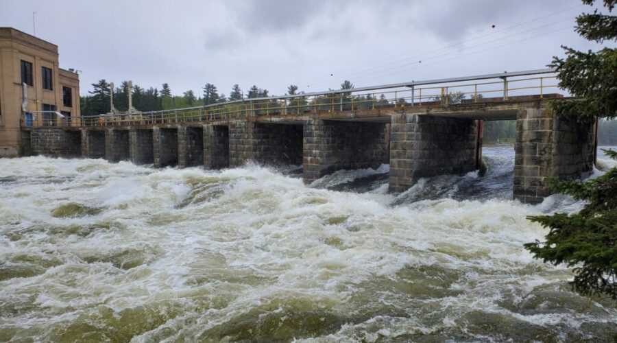 Outflow increasing at Norman Dam today