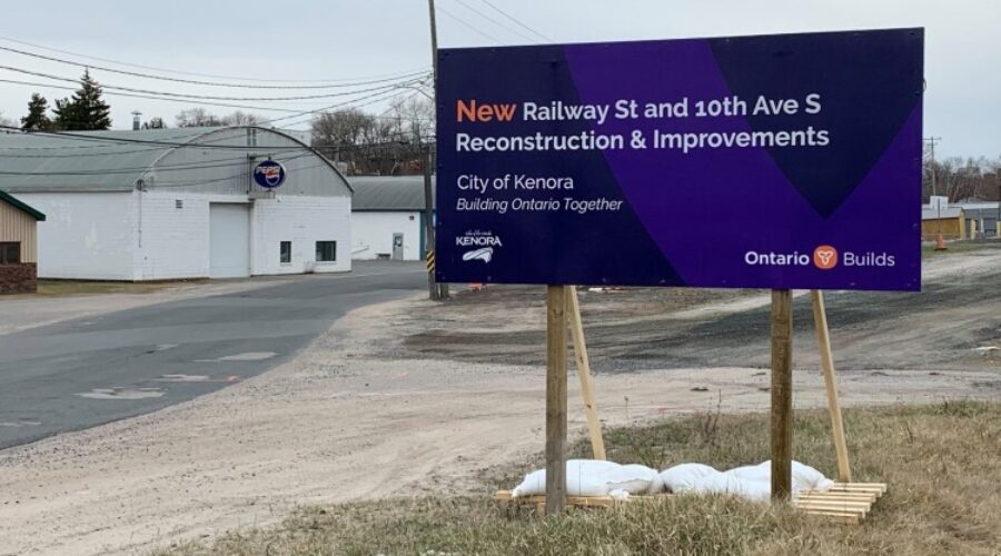 Work continues on Railway Street reconstruction
