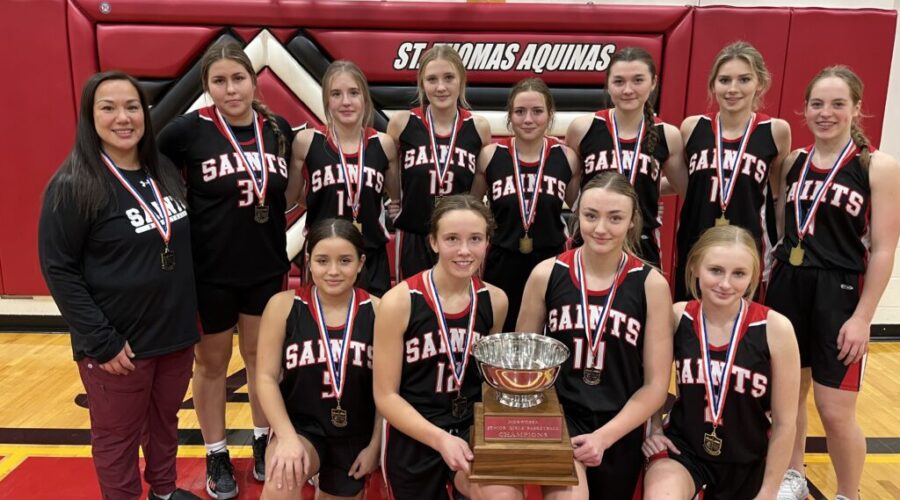 Saints girls play Manitouwadge in NWOSSA final