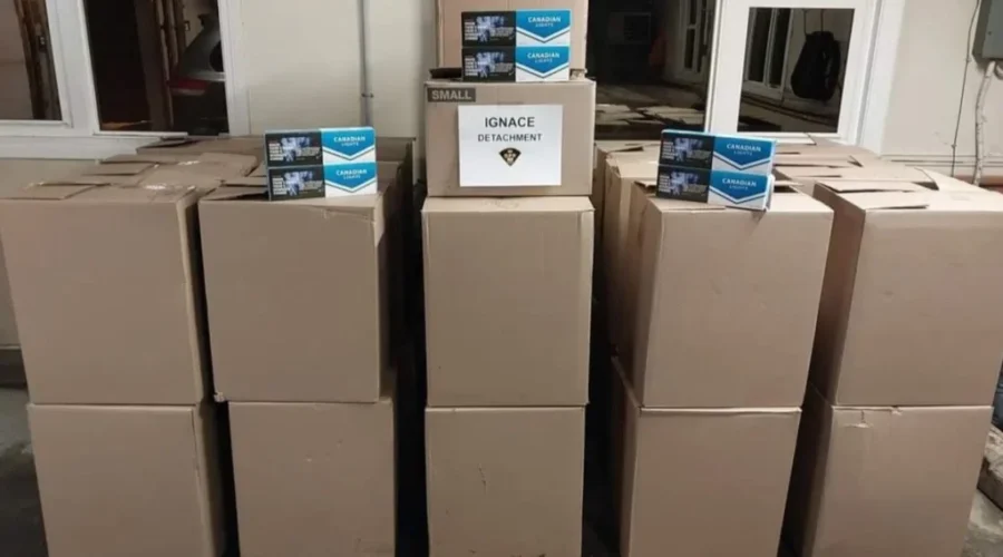 Illegal cigarettes seized in Ignace