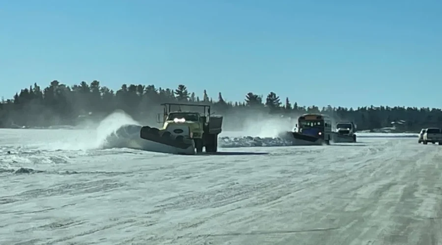 Ice road to Windigo Island now open