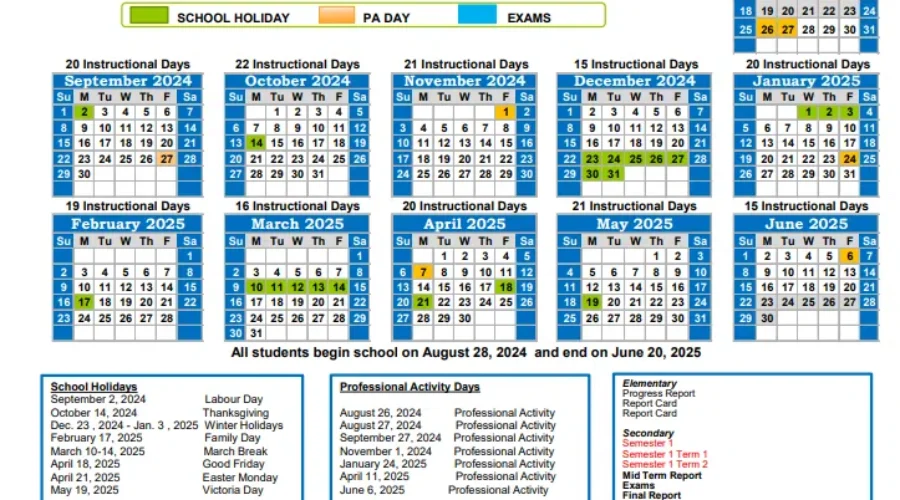 School calendar survey now open