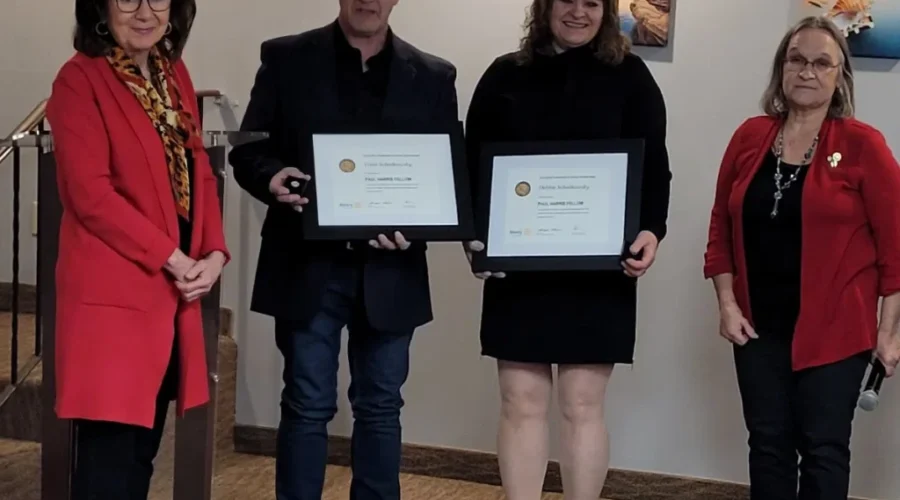 Schatkowsky’s honoured by Kenora Rotary