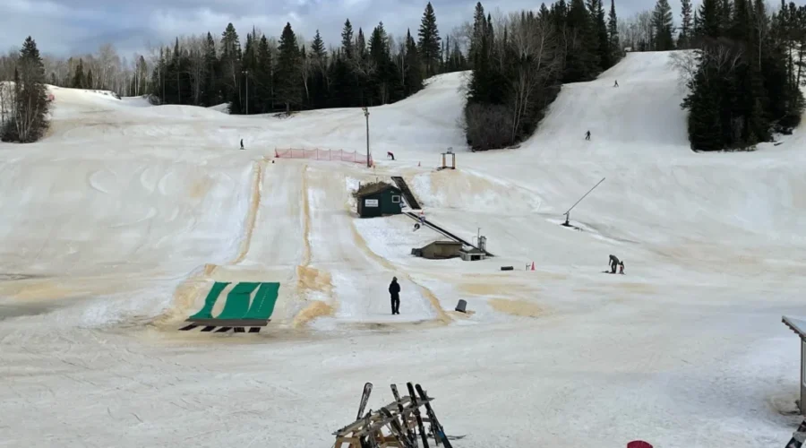 Warm winter affects Mount Evergreen’s downhill season