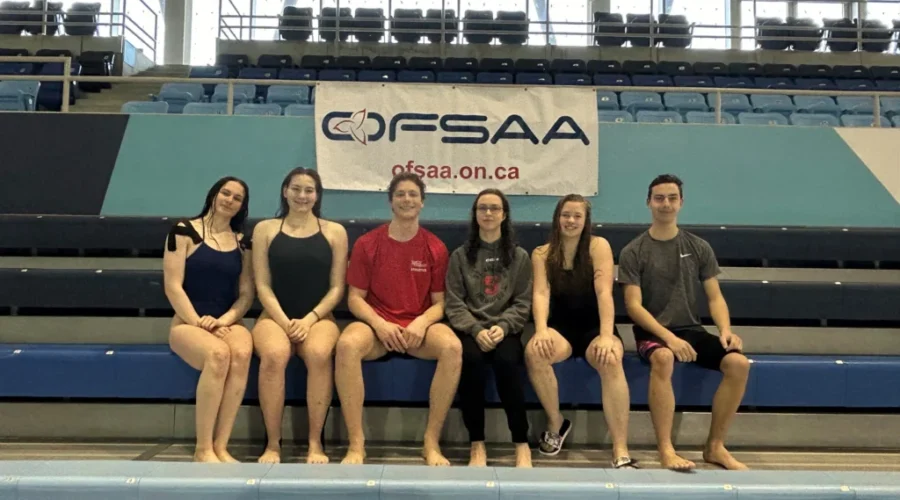 NWO swimmers competing at OFSAA