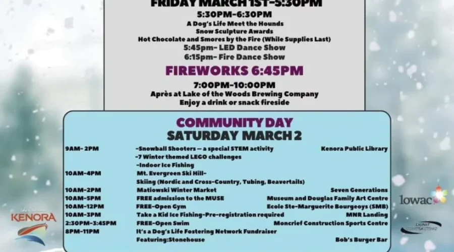 Winter Weekend of Wonder this weekend