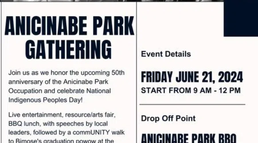 National Indigenous People’s Day celebrations at Anicinabe Park this year