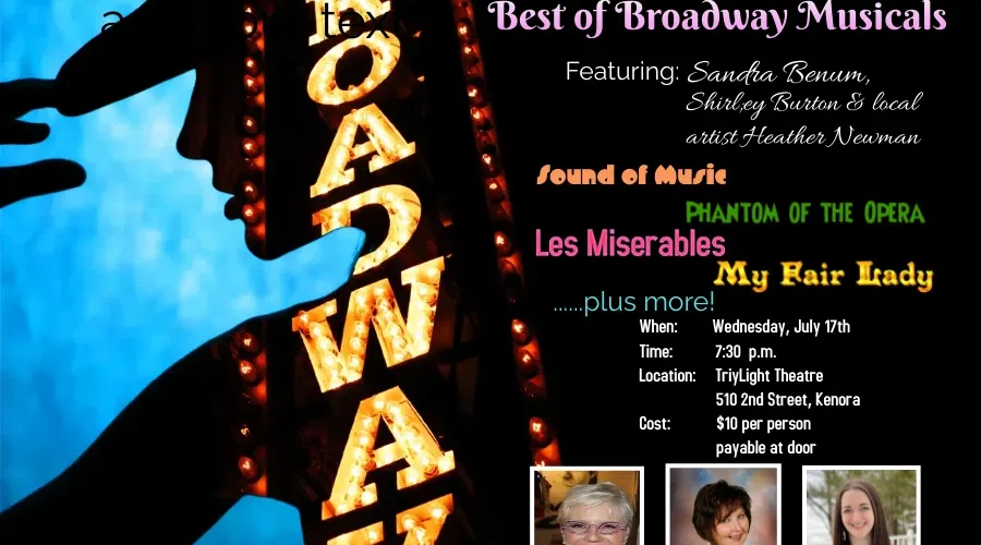 Best of Broadway Musicals coming to Kenora