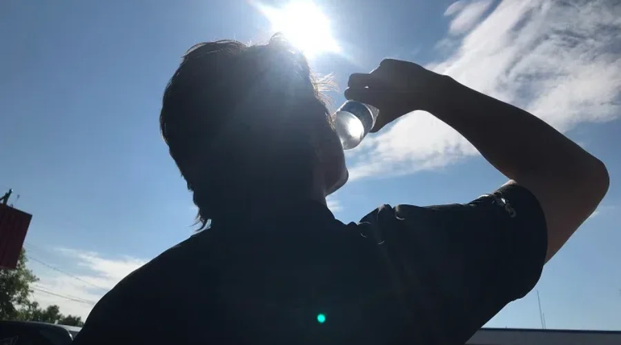 Heat warning issued again for the region