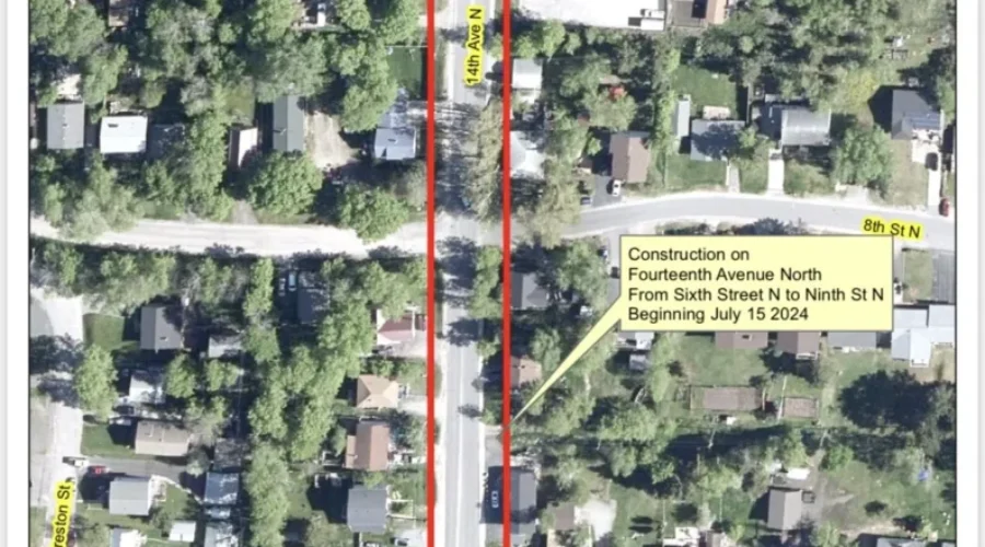 Road and sidewalk improvements coming to Fourteenth Avenue North