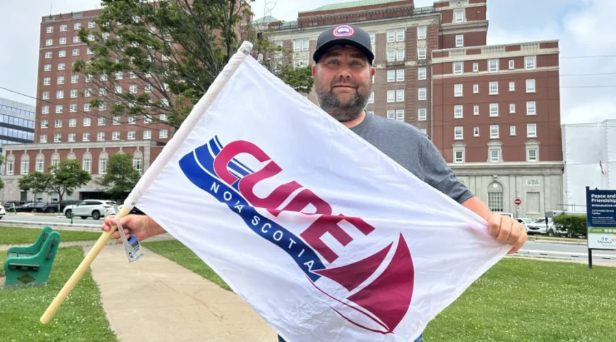 Unions protest private health care as premiers meet in N.S.