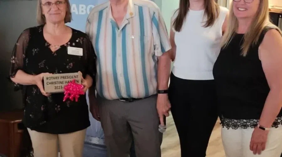 Kenora Rotary introduces three presidents