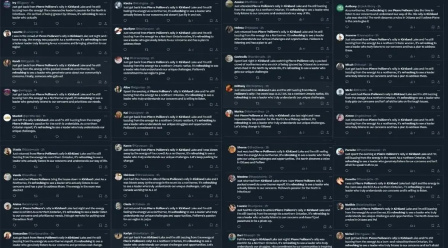 NDP questions social media posts supporting Poilievre