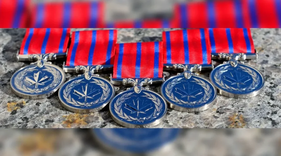 Two awarded medals for bravery
