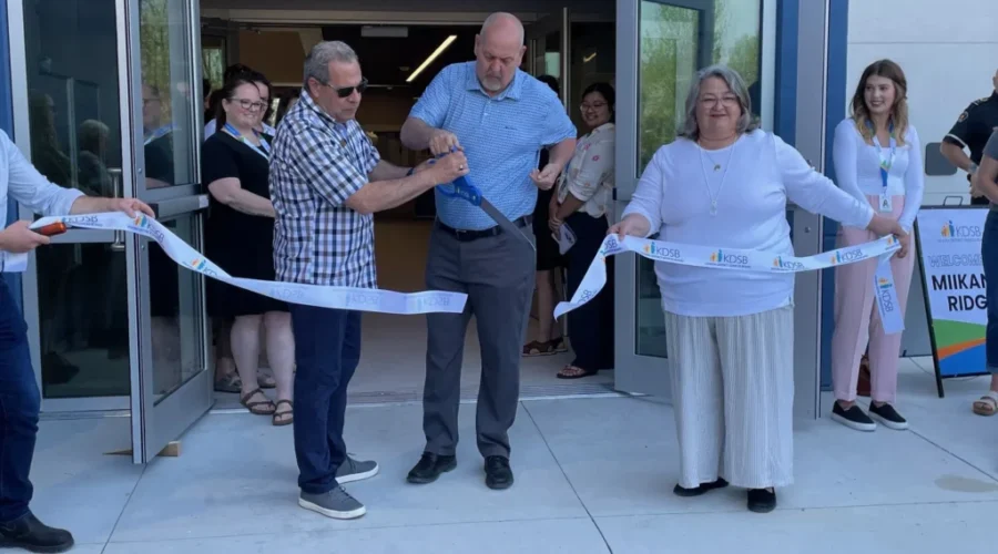 Ribbon cutting takes place for the Miikana Ridge senior’s housing complex