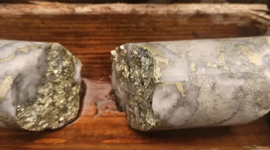 Gold identified close to surface near Nestor Falls