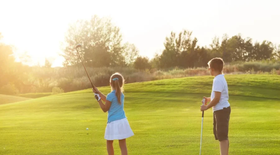 Select courses offering free golf games for kids