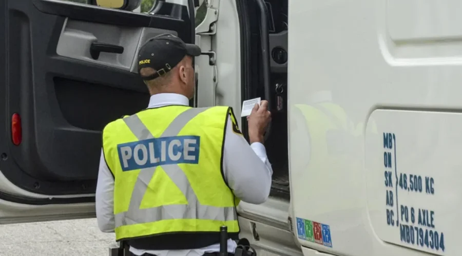 Commercial vehicles checked during traffic blitz
