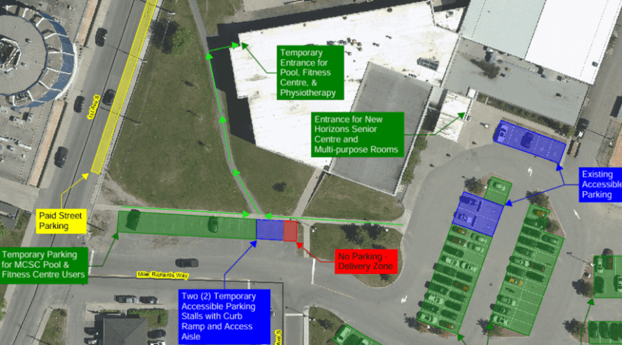 Contruction continues next week at MCL Sports Center