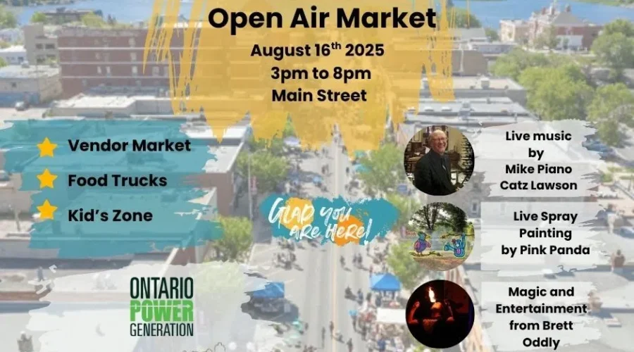 Final open air market of summer this Saturday
