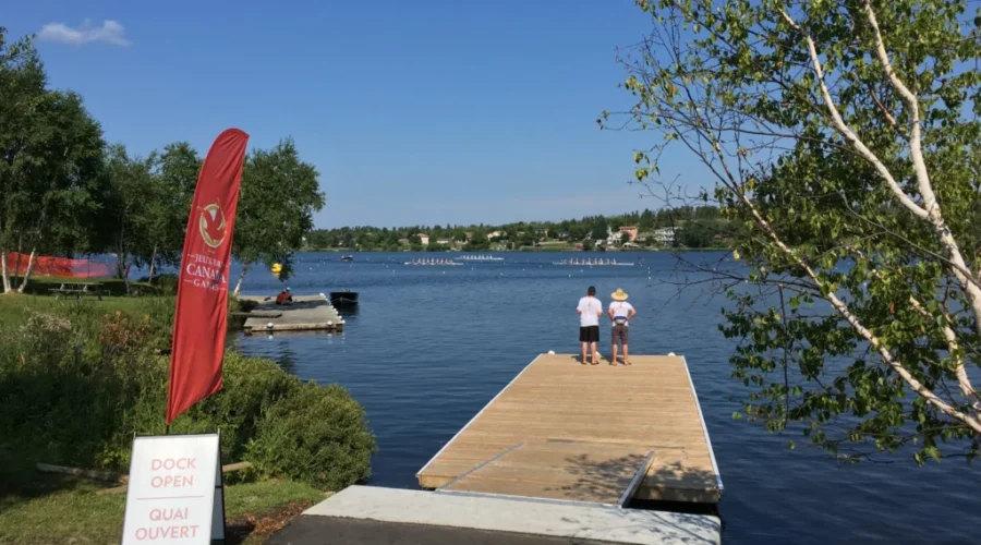 Rabbit Lake levels going down