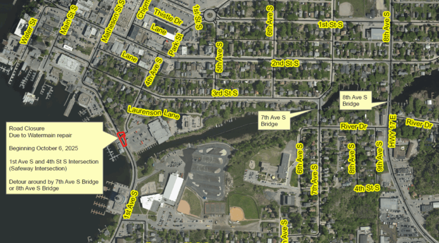 Safeway intersection closed today