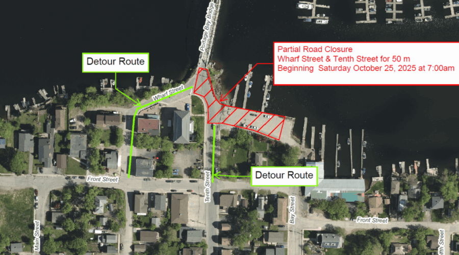 Section of Wharf Street to close for Portage Bay Bridge repairs