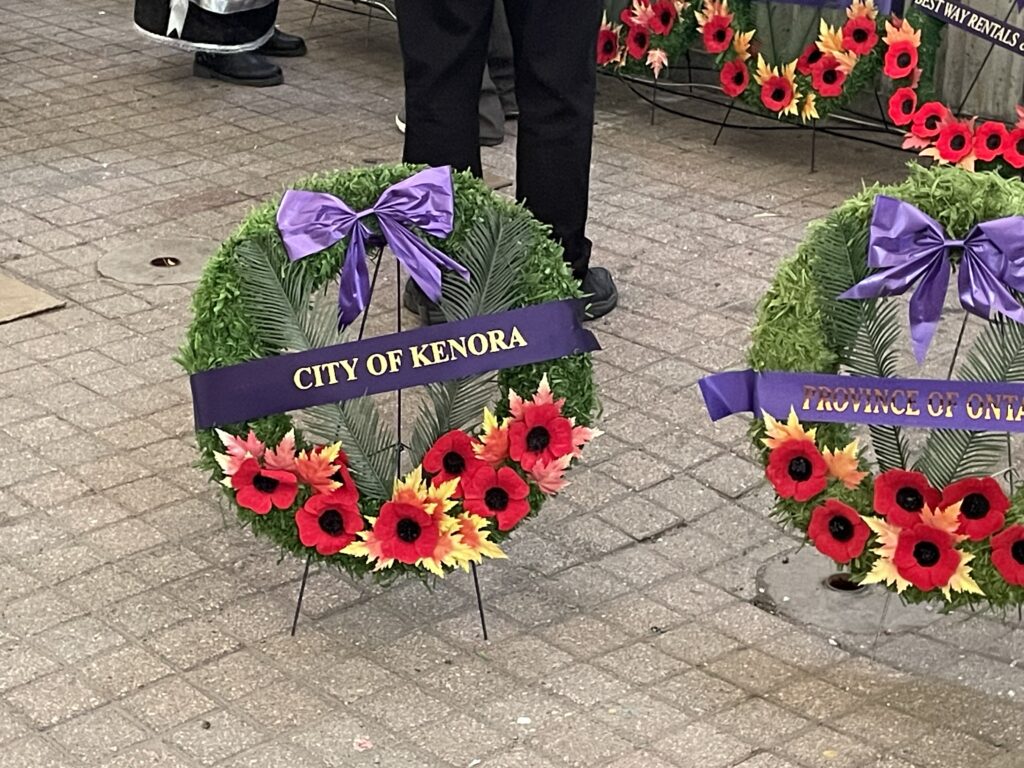 Remembrance Day in Kenora