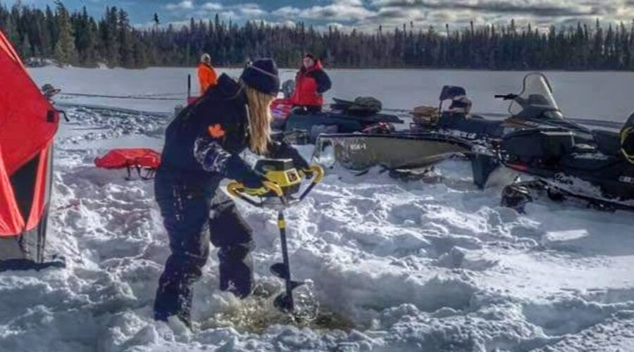Ice fishing in northern Ontario: A lifetime on the ice