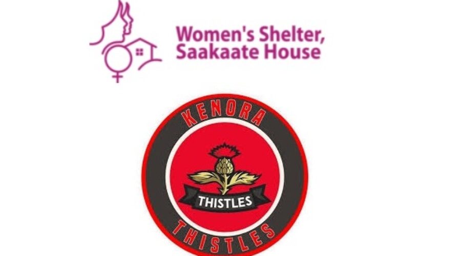 Saakaate House and Kenora Thistles team up for special t-shirts