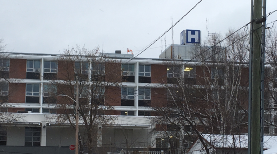 Lake of the Woods Hospital doing blood work