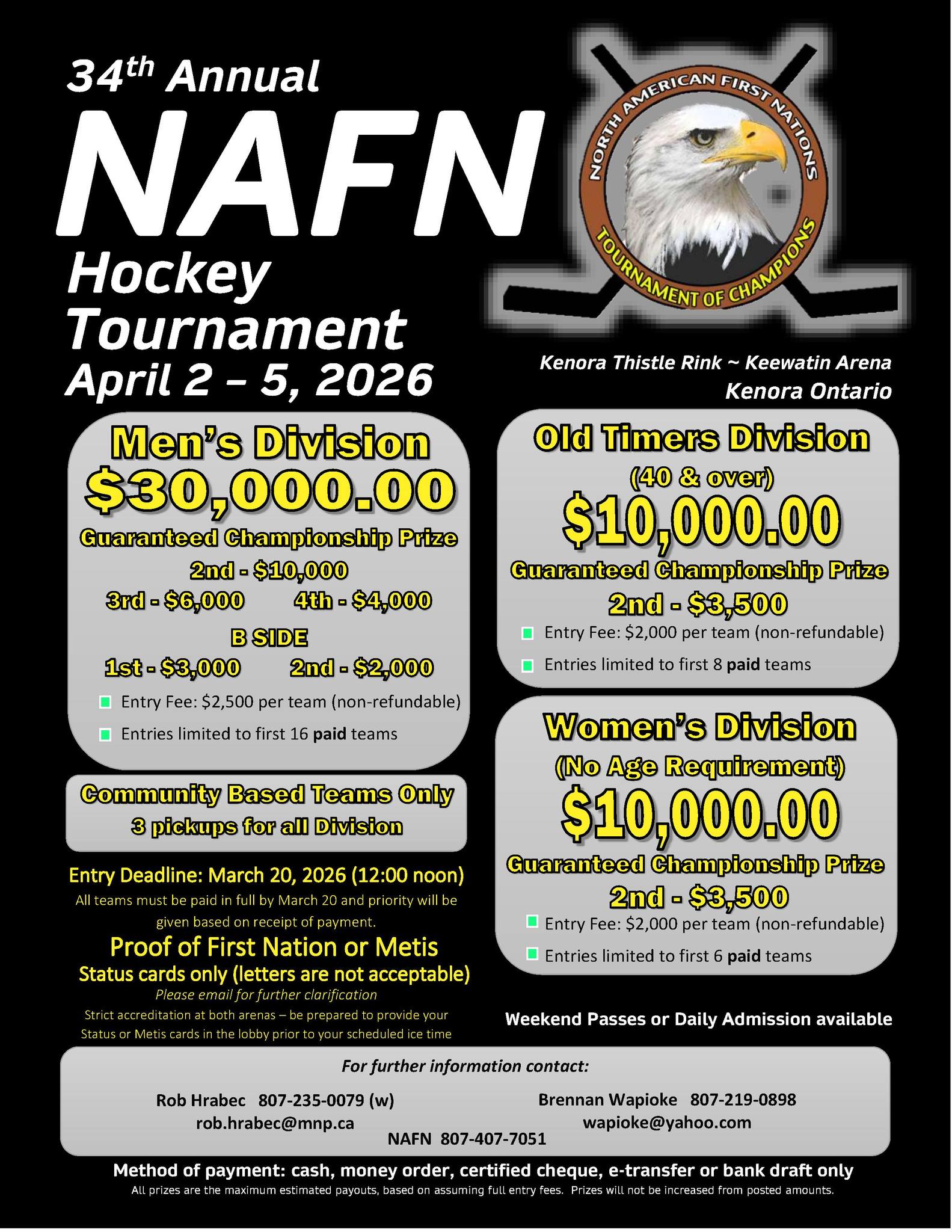 NAFN Hockey tourney