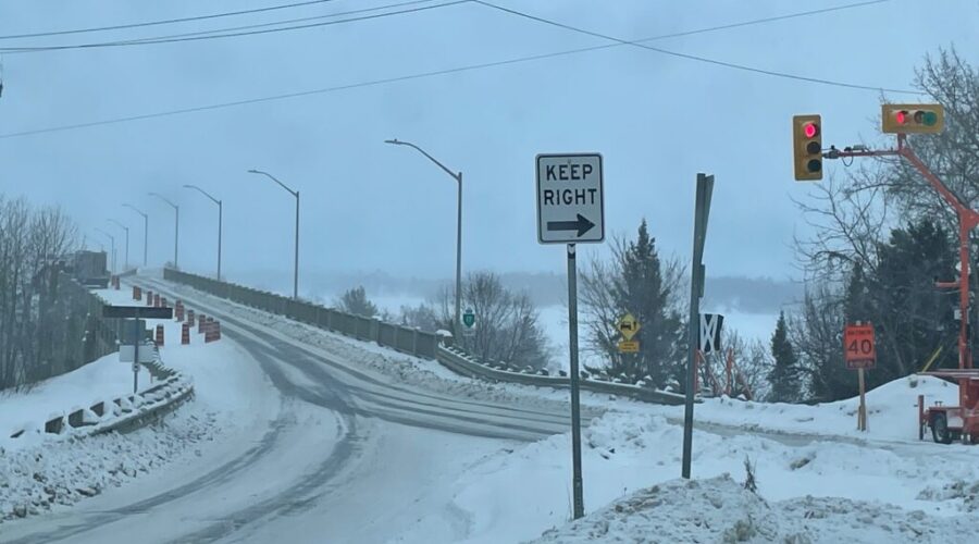 Keewatin Channel Bridge open again