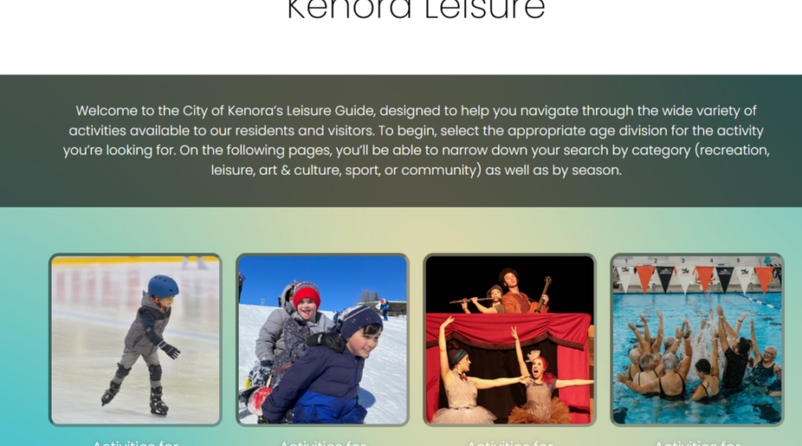 City of Kenora brings back Leisure Guide