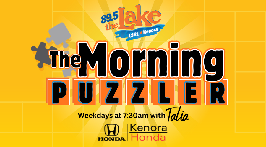 The Morning Puzzler on 89.5 The Lake