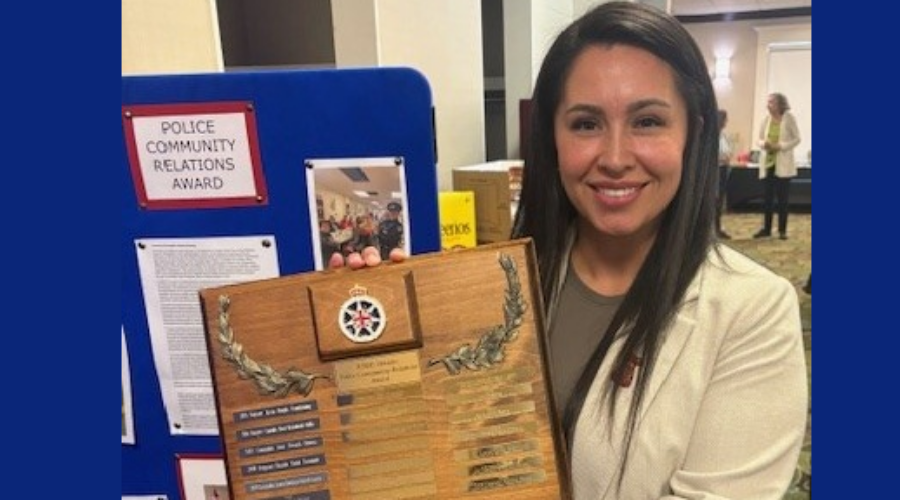 Rainy River constable honoured with award