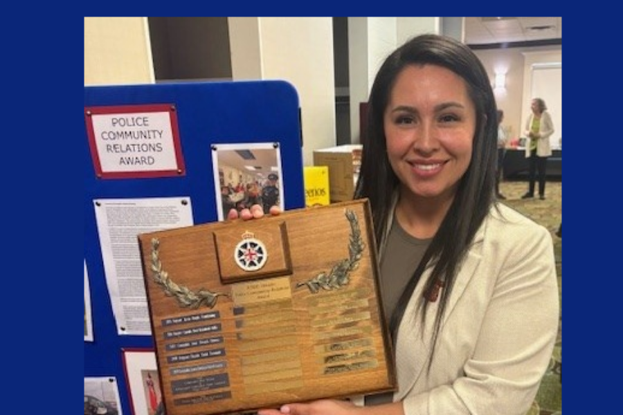 Rainy River constable honoured with award