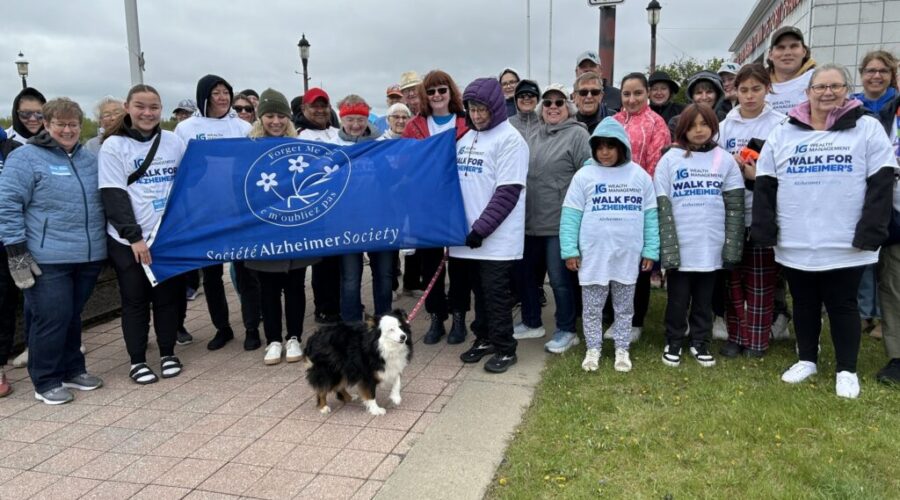 Area residents ready their walking/running shoes for the Alzheimer Society