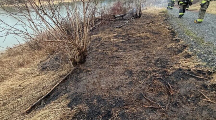 Grass fire keeps Dryden firefighters busy Sunday night