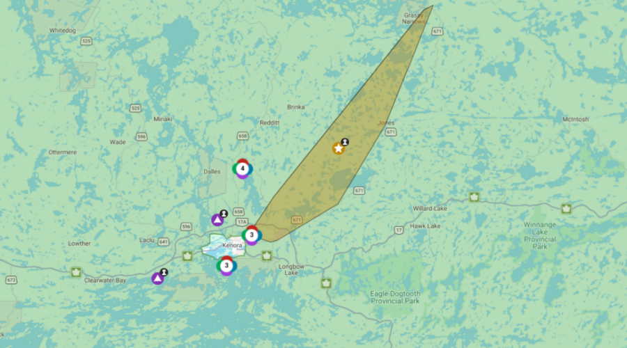Hundreds without power in Kenora area, restoration expected this afternoon