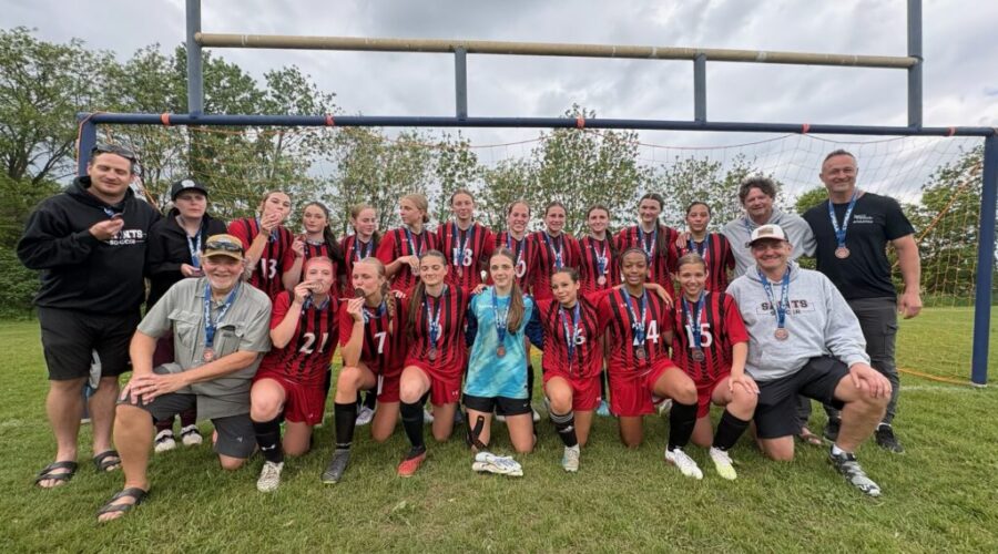 Saints girls’ soccer team claims OFSAA antique bronze medal